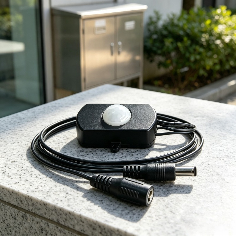 Pir Motion Sensor - Black PIR Motion Sensor Timer Switch