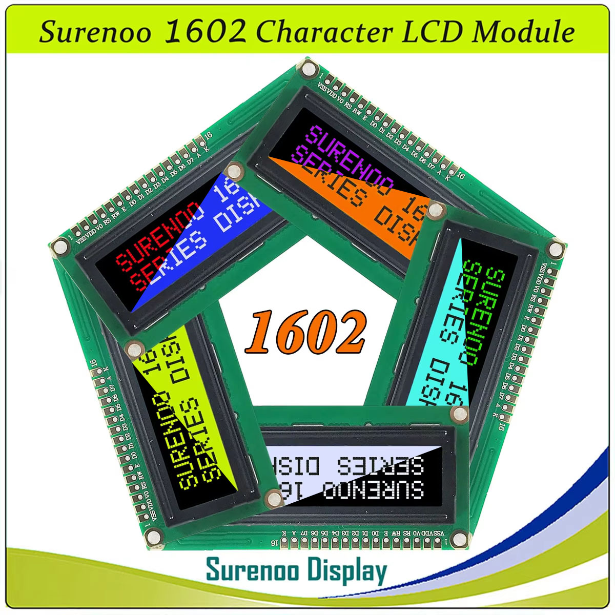 Surenoo 1602 16X2 162 5V 4-Bit - огляд і ціна Lcd 1602