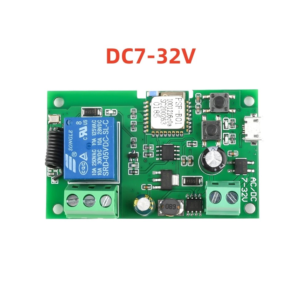 Ewelink AC/DC 5V 7V-32V 1 Chan - огляд і ціна Relay Module 1 Channel