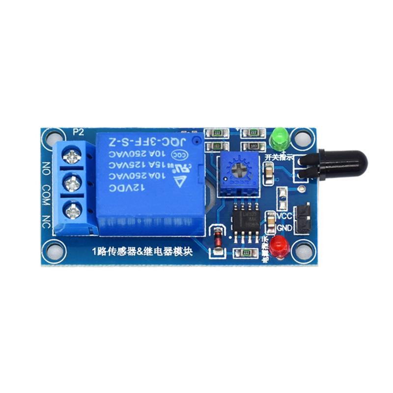 IR Infrared 1 Channel 5V 12V F - огляд і ціна Relay Module 1 Channel