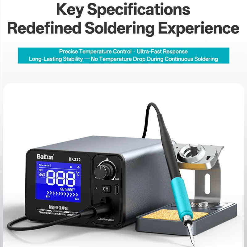 Bakon BK212 Smart Soldering St - огляд і ціна Soldering Iron Temperature Probe