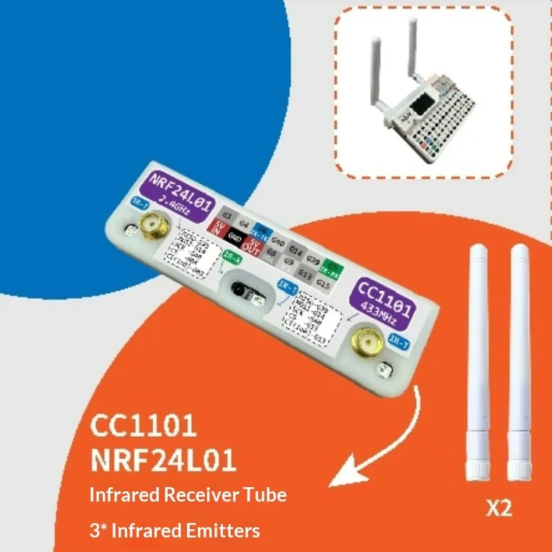 M5Stack CardPuter 3 In 1 RF Mo - огляд і ціна Nrf24L01