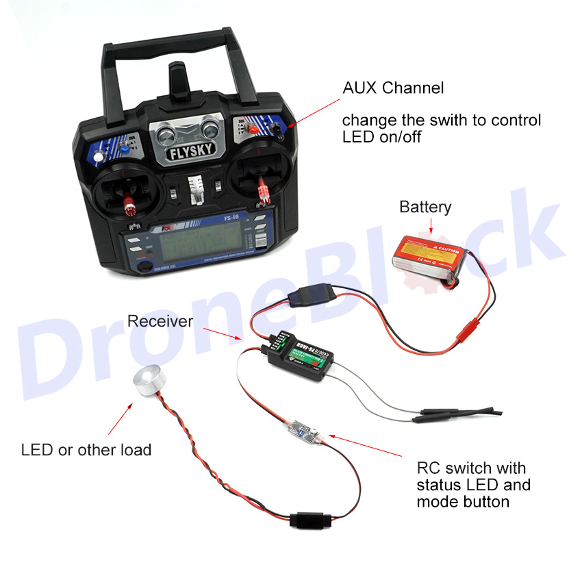 Multi-mode RC Remote Electroni - огляд і ціна Relay Module 1 Channel