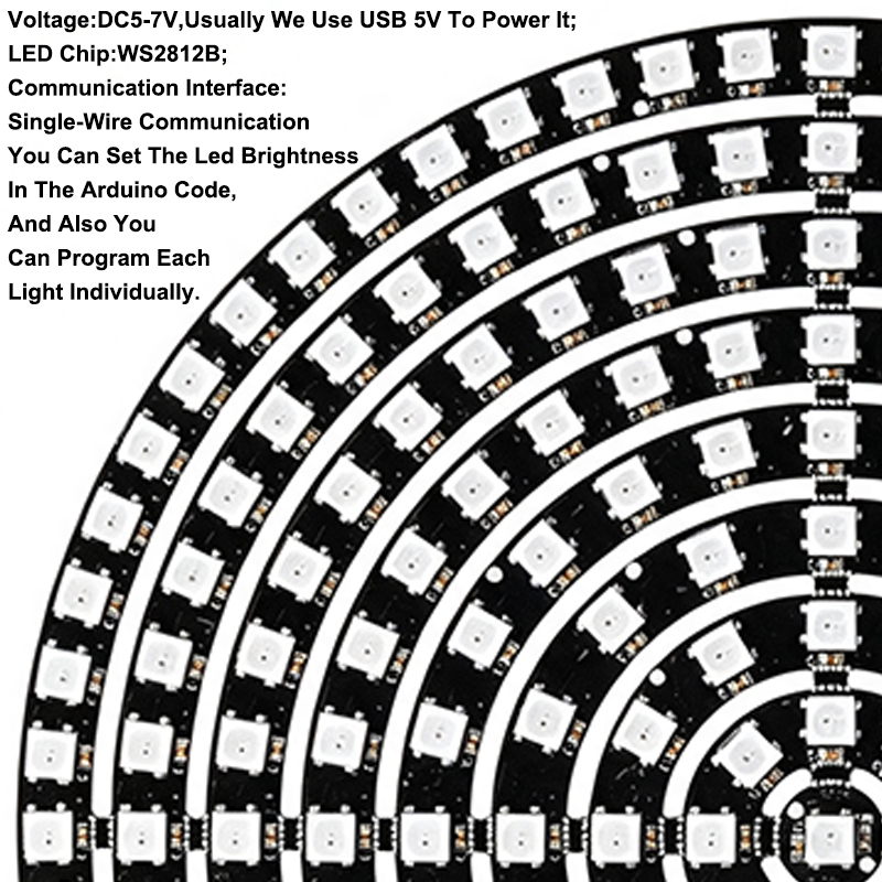 1 Piece SMD5050 RGB Pixel WS28 - огляд і ціна Ws2812B