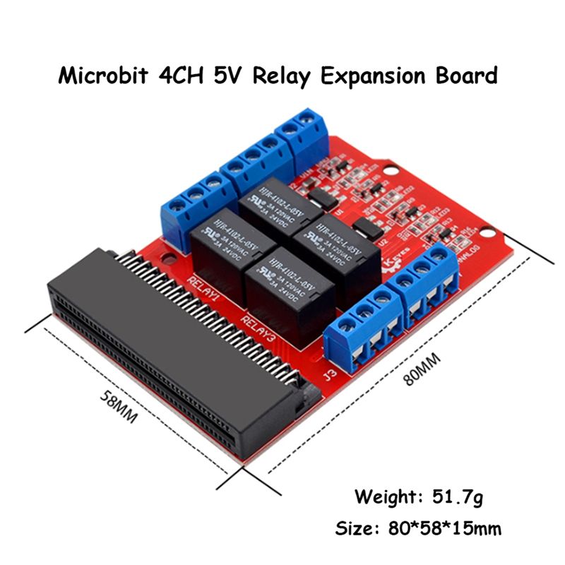 SCLS Microbit 4 Channel Relay  - огляд і ціна Relay Module 4 Channel