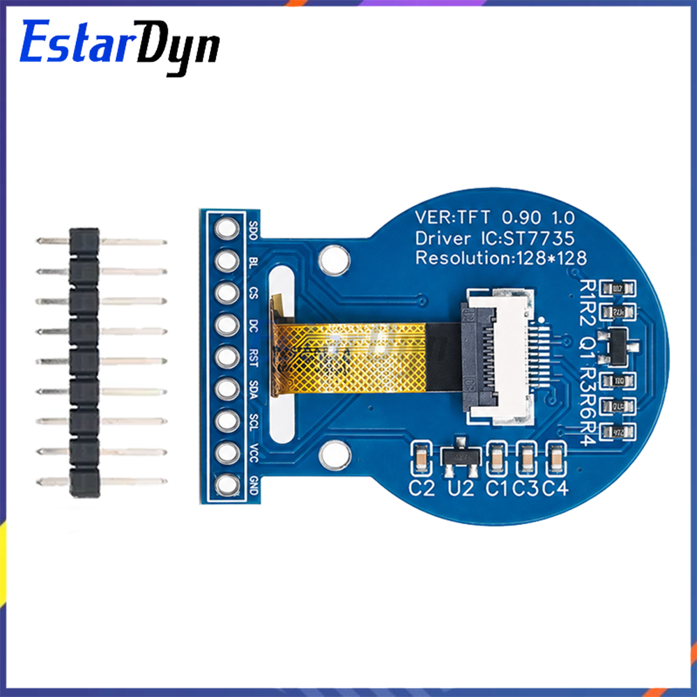0.9 Inch Round TFT LCD Display - огляд і ціна Tft Display 2.4