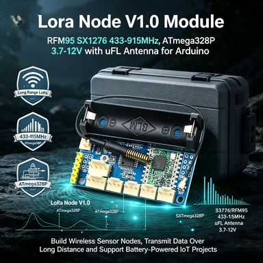 LoRa Node V1.0 RFM95/SX1276, 4 - огляд і ціна Lora Rfm95