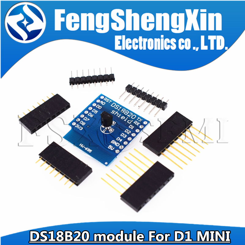 DS18B20 module For D1 MINI WIF - огляд і ціна Ds18B20