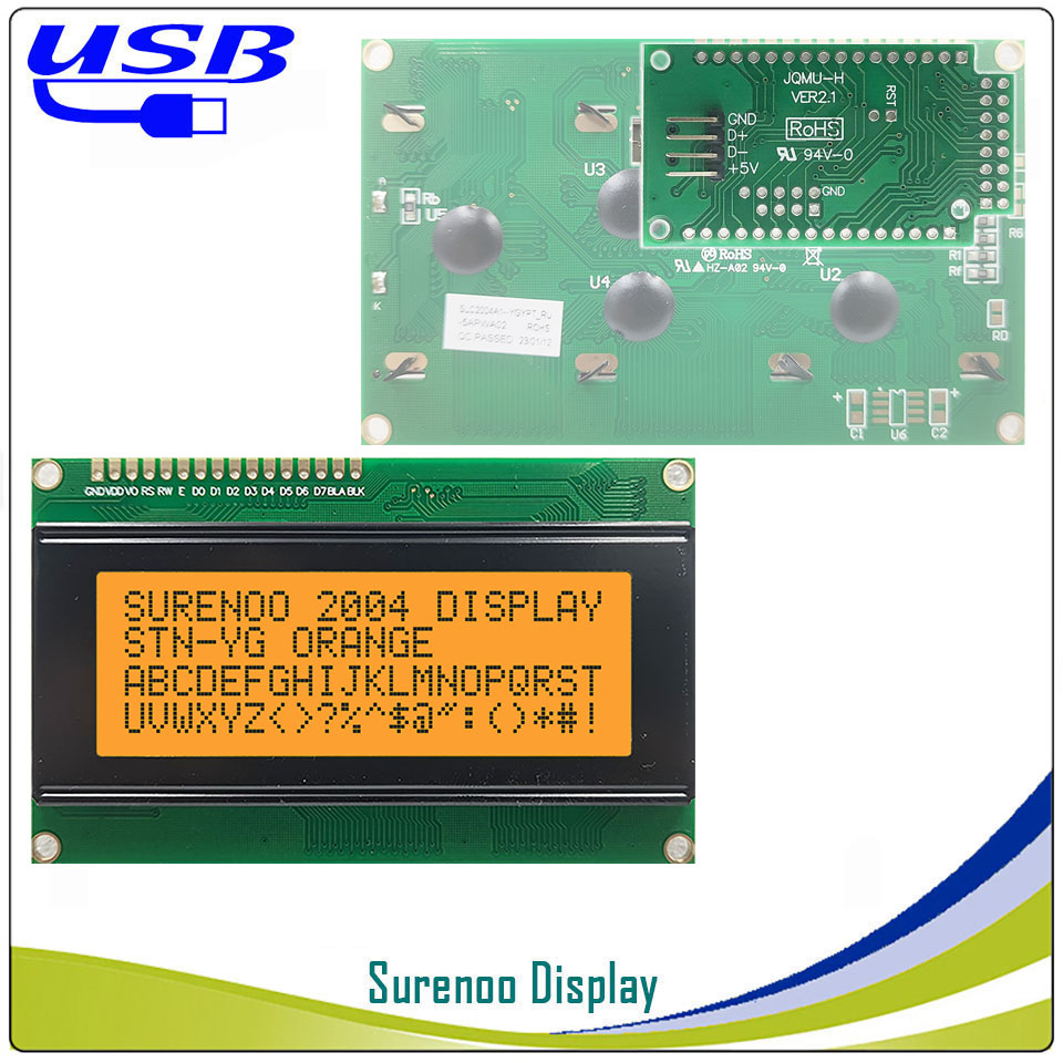 Surenoo LCD2USB USB 204 20X4 2 - огляд і ціна Lcd 1602