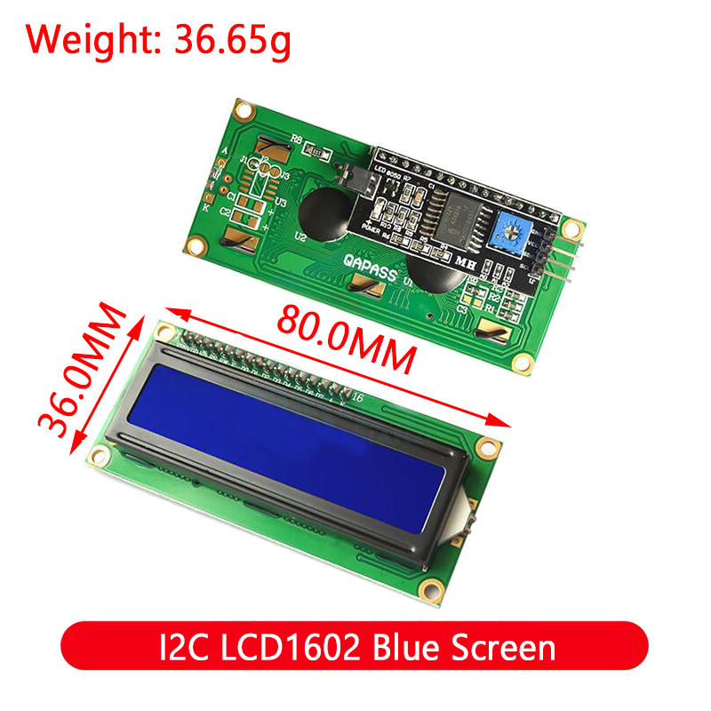 LCD Module Blue Green Screen F - огляд і ціна Lcd 1602