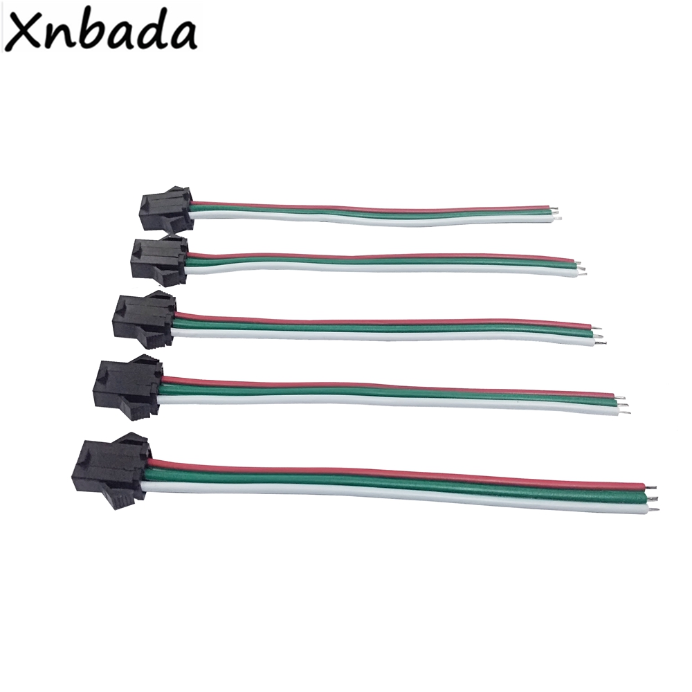 10Pairs 10cm 3Pin JST Connecto - огляд і ціна Ws2812B