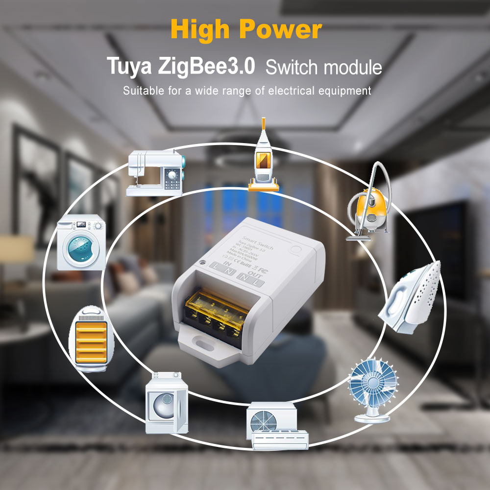 1-10pcs 30A 6600W Zigbee Smart - огляд і ціна Relay Module 1 Channel