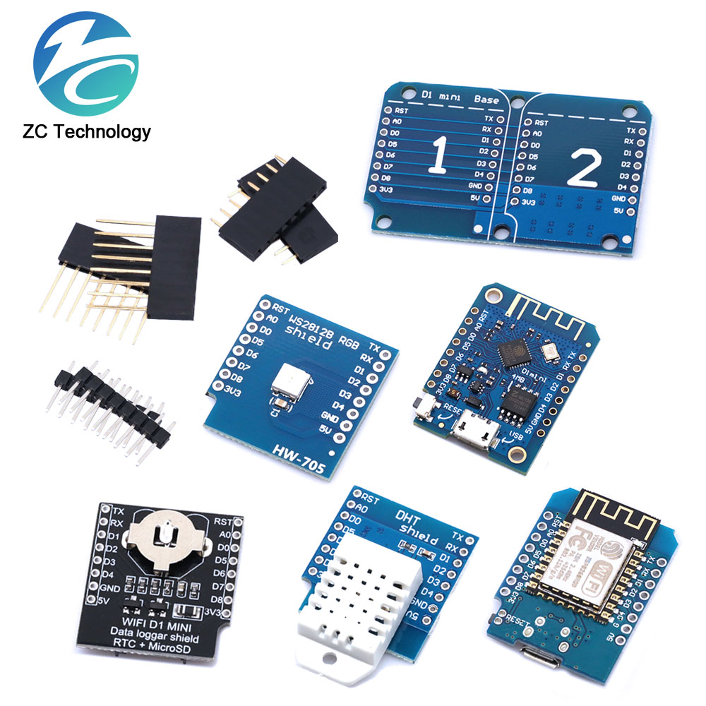 D1 Mini ESP8266 ESP-12F CH340G - огляд і ціна Dht22