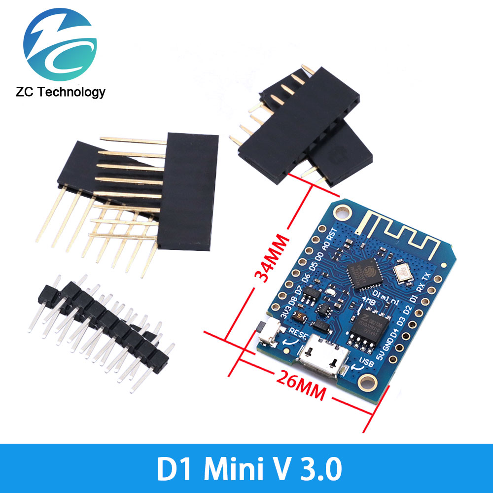 D1 Mini ESP8266 ESP-12F CH340G - огляд і ціна Dht22