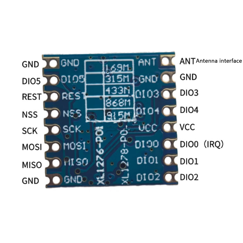 1-5PCS SX1276 LORA Module Wire - огляд і ціна Lora Rfm95