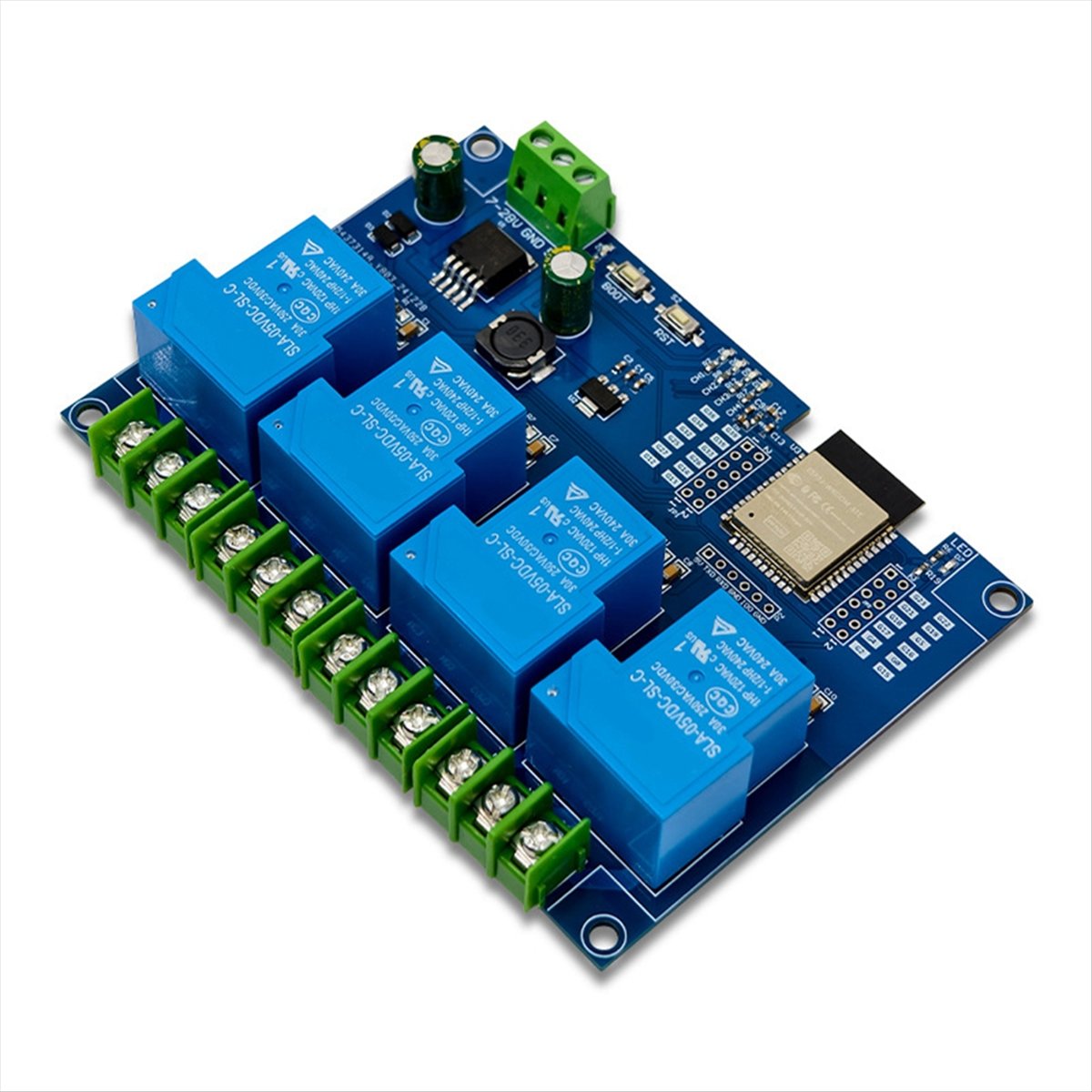 HDL 4 Channel Relay Module 30A - огляд і ціна Relay Module 4 Channel
